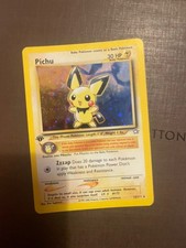 Pichu [1st Edition] #12 Prices | Pokemon Neo Genesis | Pokemon Cards