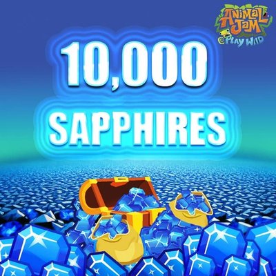 #ad AJPW Sapphires 10K Bundle Animal Jam Play Wild Sapphires Quick Delivery $4.67