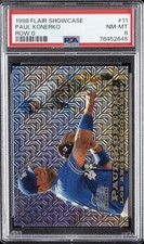 1998 FLAIR SC ROW 0 #11 PAUL KONERKO 151/250 PSA 8