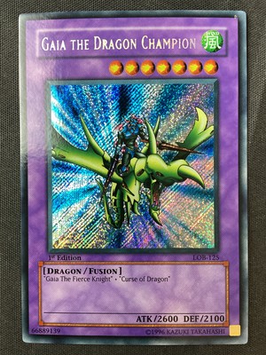 遊戯王 LOB 1st Gaia Champion 旧アジア PSA 9 YUGIOH 1ST ED ASIAN LOB-006 GAIA THE FIERCE KNIGHT ULTRA RARE PSA