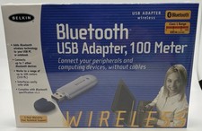2003 Belkin Bluetooth USB Adapter - 100 Meters F8T001 - Sealed NOS