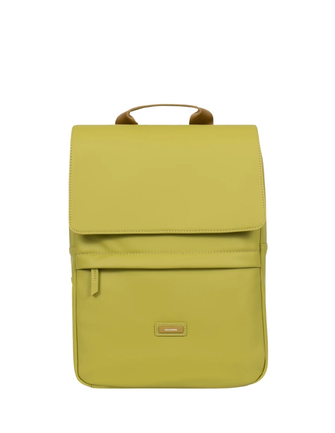 Sac à dos Hexagona Ref 64983 Vert Anis : sac urbain 29x37x12 cm