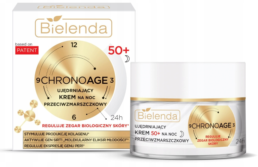 Bielenda Chrono Age Smoothing Anti-Wrinkle Night Cream 50+ rich formula 50ml
