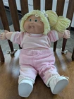 Coleco 1985 Cabbage Patch Kids Girl Doll With Tooth Dressed