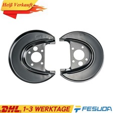 2x ANKERBLECH BREMSSCHEIBE HINTEN FÜR SEAT LEON TOLEDO VW BORA GOLF 4 Skoda
