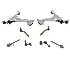 Lower Control Arms with Ball Joints Tie Rods & Links Kit for Nissan 370Z 09-2020