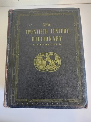 Webster's New Twentieth Century Dictionary Unabridged Hardcover 1924