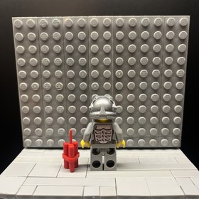 Lego Powers Miners Rex In Gray Suit PM024 From Set 8188