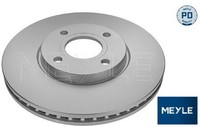 2X Bremsscheibe Meyle 7155210033/PD 2 Bremsscheiben Vorderachse Vorne FüR Ford