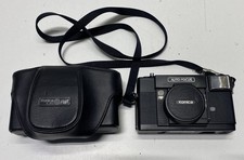 Konica C35 35mm Rangefinder Camera with Case-FOR PARTS OR REPAIR