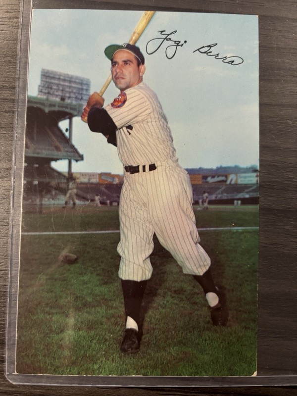 Yogi Berra Baseball Sports Trading Photo/Post Card 