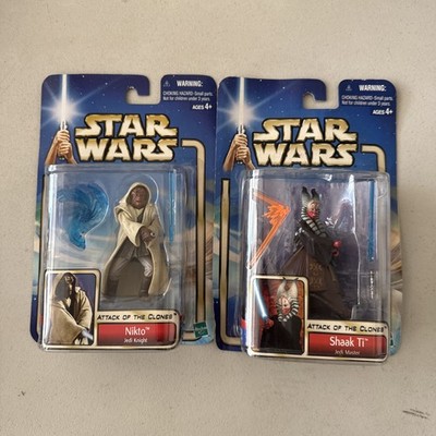 Star Wars Saga Collection Shaak Ti Figure #10 Attack of the Clones Nikto Lot