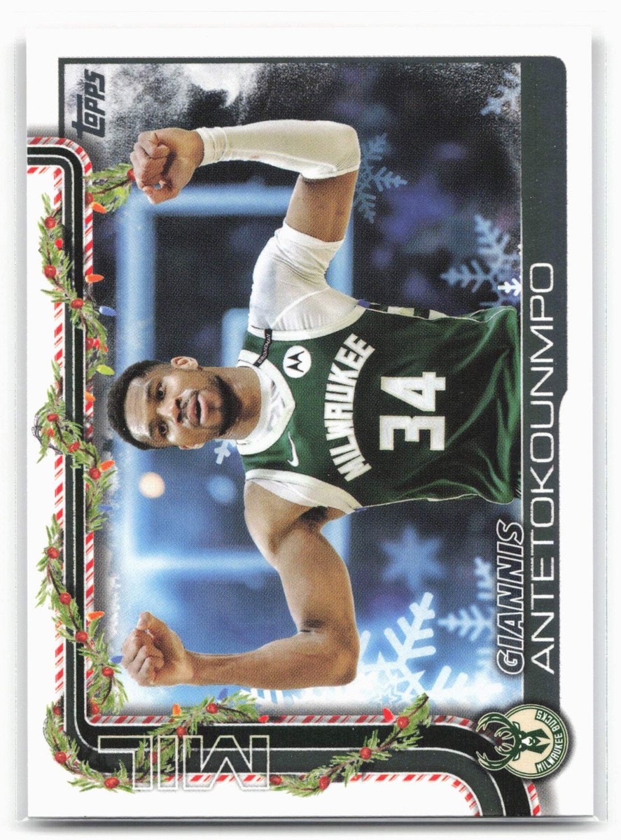 2025-26 Topps Holiday #SSB-GA Giannis Antetokounmpo SSP Back