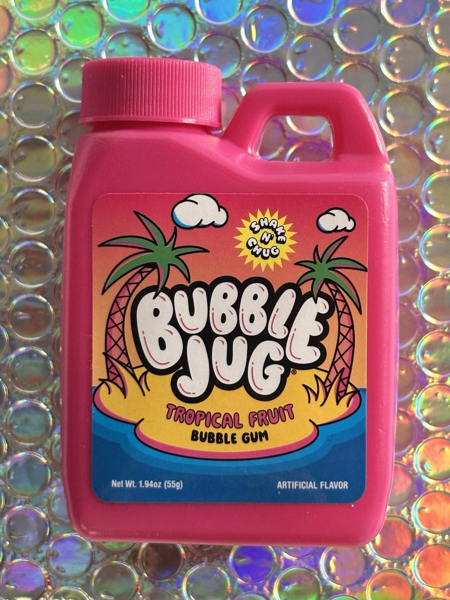 3 Pack Bundle Bubble Jug Tropical Fruit Bubble Gum Candy 90s
