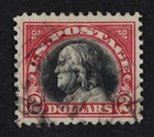 CKStamps: US Stamps Collection Scott#547 $2 Franklin Used