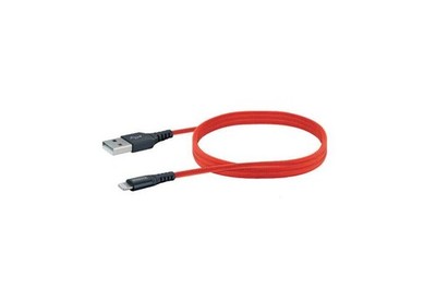 Schwaiger USB-Kabel 2.0 St. A- Apple Lightning 1,20m rot