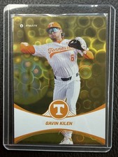 GAVIN KILEN 2025 ONIT Tennessee Volunteers Baseball base GOLD HOLO parallel