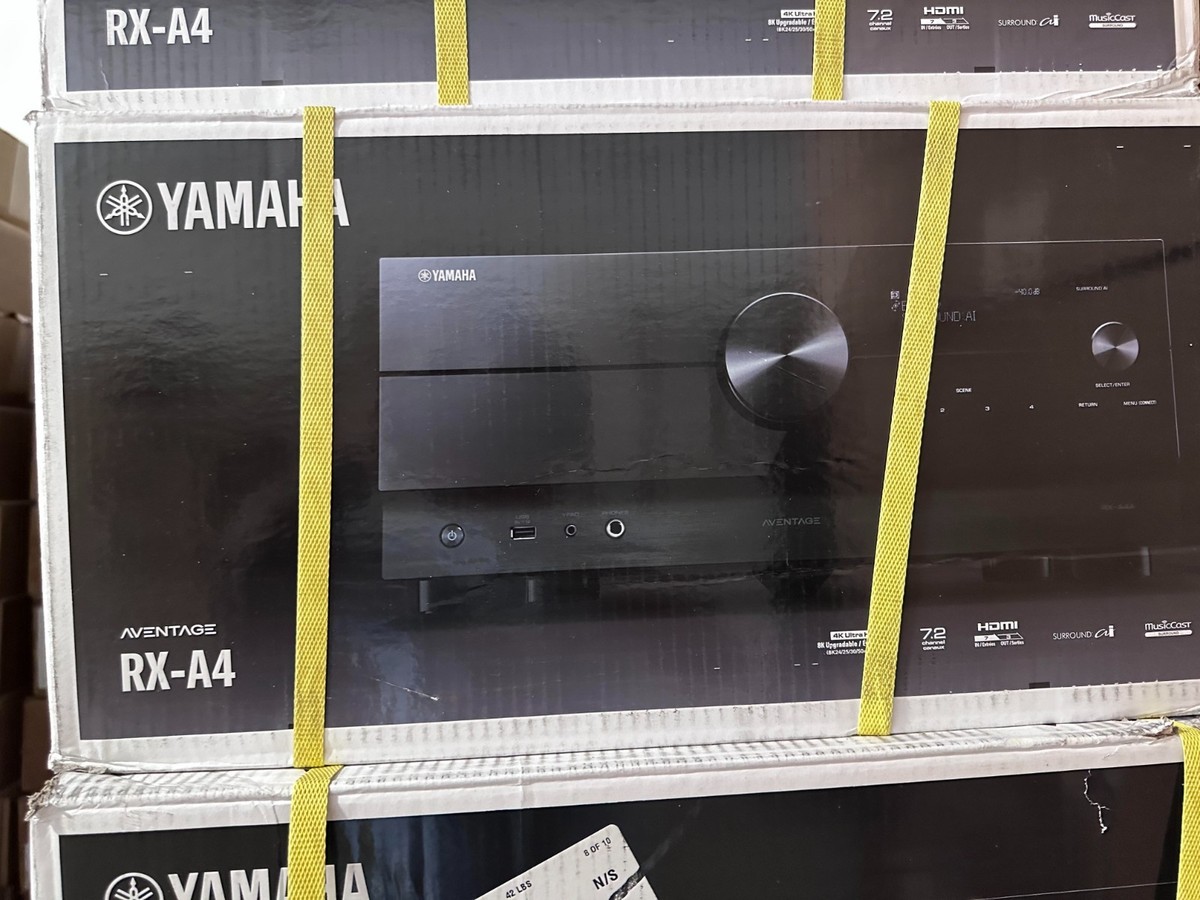 Yamaha RX-A4A AVENTAGE 7.2-Channel AV Receiver with 8K HDMI