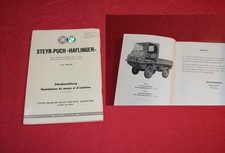 Betriebsanleitung Steyr Haflinger 700 AP 4x4 STEYR Puch Geländelastwagen