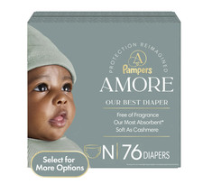 Pampers Amore Baby Diapers Newborn 76ct