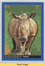 2017 Upper Deck Goodwin Champions Goudey Animals Royal Blue Rhino #GA7 READ n7r
