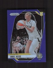 2024 Panini Prizm WNBA #10 Angel Reese Blue Prizms #/199