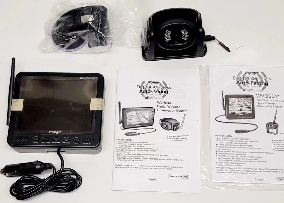 Voyager WVHS541 5.6" Digital Wireless Observation RV Camera System w/ Auto Pair - Image 2 of 4