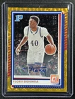 FLORY BIDUNGA 2025-26 PANINI DONRUSS #93 ROOKIE AUTO GOLD RC 09/10 JAYHAWKS