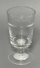 6 Pack Hearth And Hand With Magnolia X Pattern 11OZ Glass Goblets