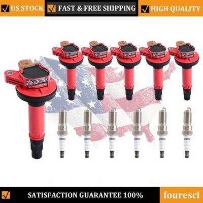 HIGH PERFORMANCE 6x Spark Plug and Coil Packs for 2011-2016 Ford F150 3.5L V6