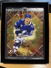 Fanatics Emanate Yanni Gourde Tampa Bay Lightning Orange Variant Auto /25