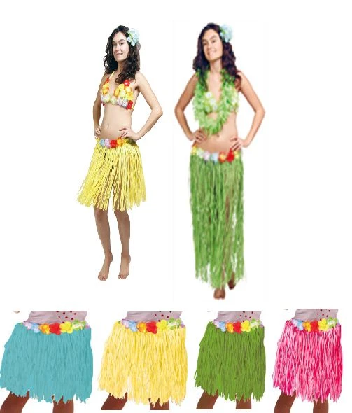 FOLAT Hawaiirock Kinder Erwachsene AUSWAHL Bastrock Hularock Hawaii party Karneval