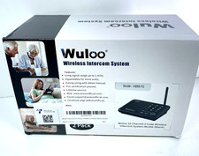 2x Wuloo Intercoms Wireless Home 1 Mile Range 10 Channel System