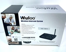 2x Wuloo Intercoms Wireless Home 1 Mile Range 10 Channel System 
