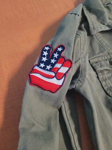 Set Big Girls Old Navy Blue Jeans & Junk Food Green Jacket Youth Sz L (10 -12) - Picture 8 of 24