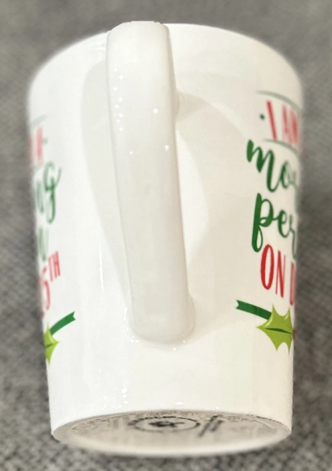 Taza de té de café de gran tamaño de 16 oz I Am Only A Morning Person el 25 de diciembre-Navidad Foto 4 de 4