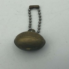 Vintage Plastic Football Fob Keychain Made Sports Athletics School Spirit