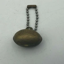 Vintage Plastic Football Fob Keychain Made Sports  Athletics School Spirit