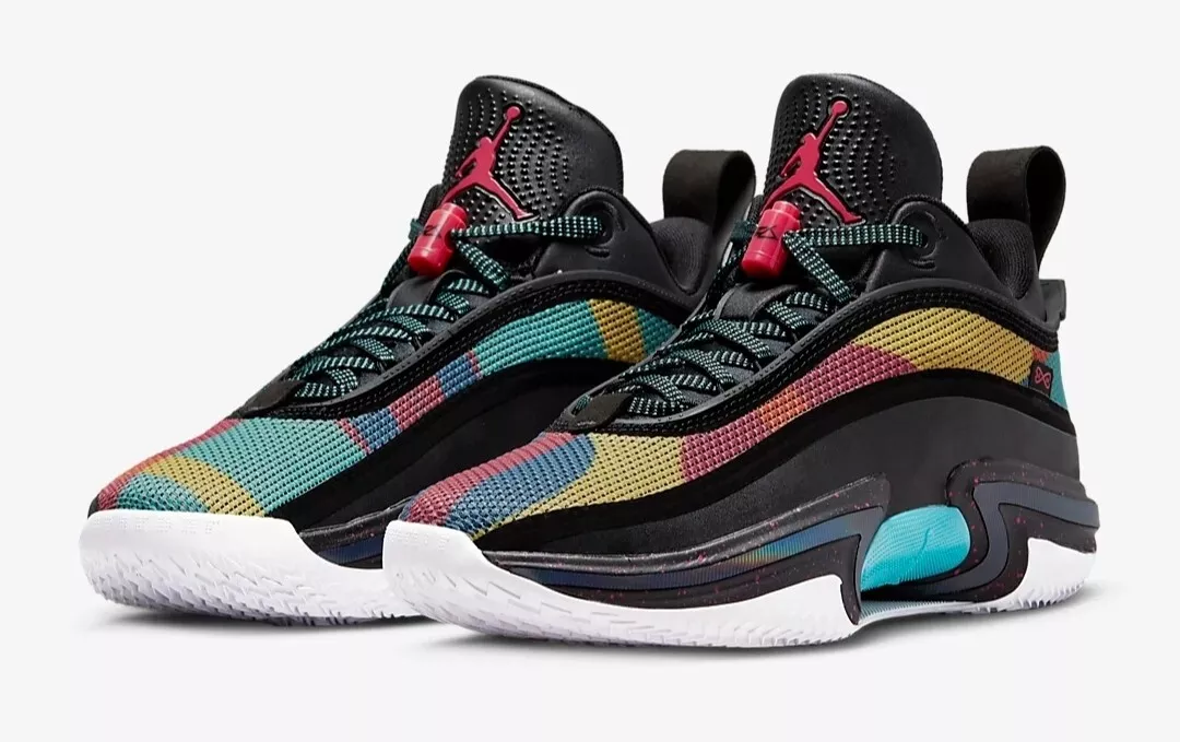 Air Jordan 36 XXXVI Black u0026#039;Washed Tealu0026#039; Black Pink SIZES DH0833  063 New Menu0026#039;s 16 | eBay