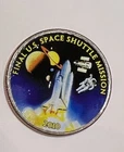 Final U.S. Space Mission Colorized Commemorative Clad Kennedy Half Dollar 50C