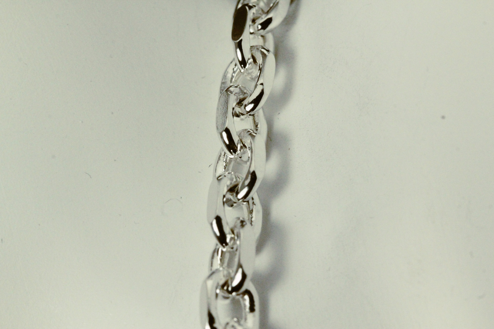 925 Sterling Silver 22" Long Solid Heavy Cable Ch… - image 13