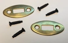 CVA Hawken Sidelock  Muzzleloader .54 Cal. Rifle Brass Escutcheons W/ Screws (D)