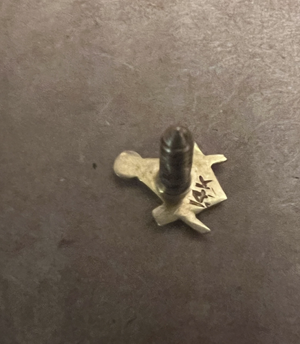 Antique 14K White Gold Mason Masonic Lodge Lapel Pin💗 - Picture 4 of 5