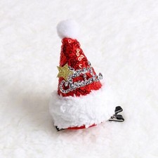 Accessories Christmas Hair Clip Christmas Hat Hairpin Korean Style Headwear
