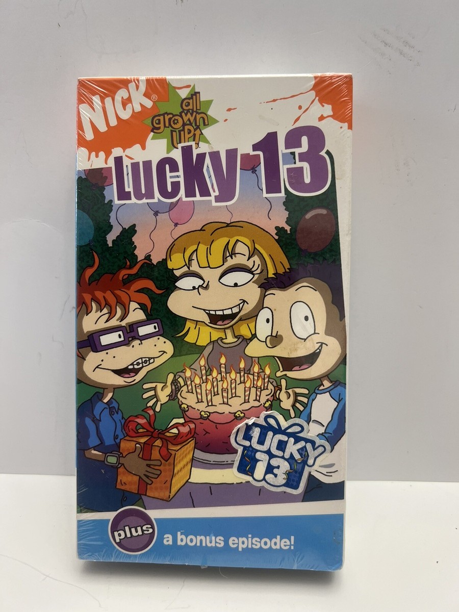 Rugrats All Grown Up - Lucky 13 VHS 2004 Late Era **SEALED NEW