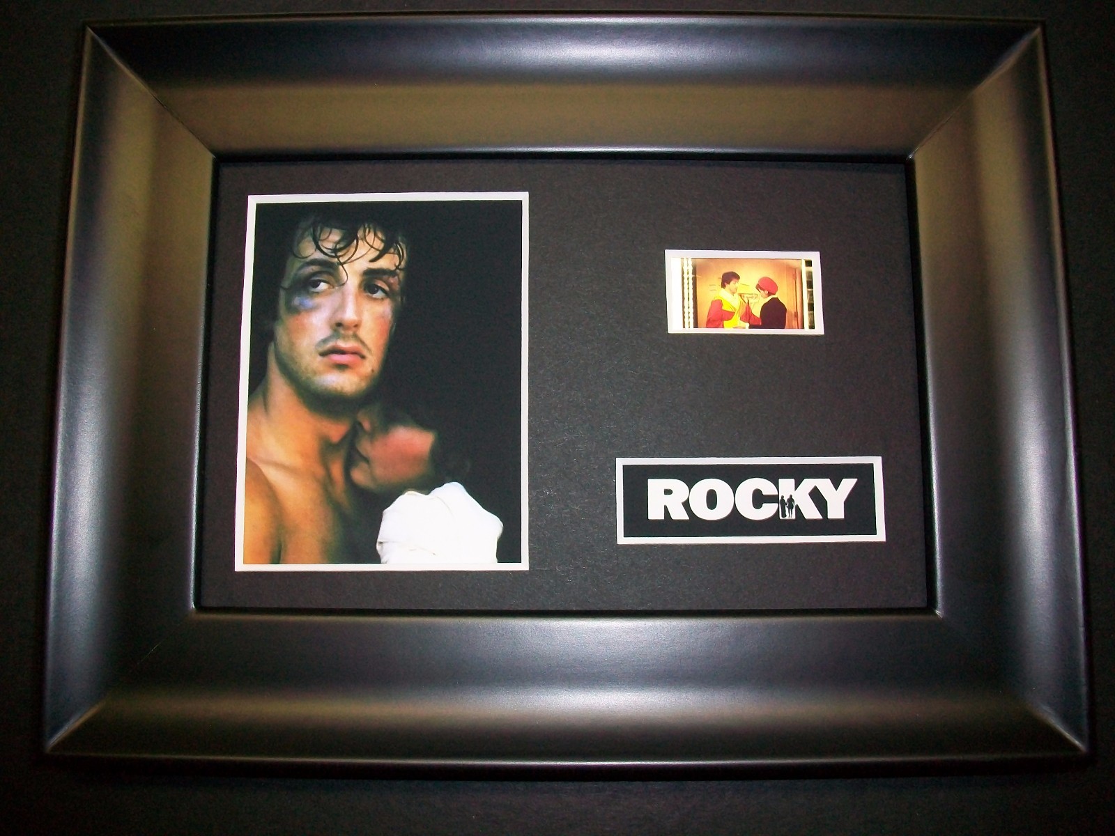 Rocky framed movie film cell memorabilia - compliments poster dvd book boxing