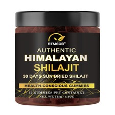 Dynamic Vitality Shilajit Gummies Pure 100 NEWHimalayan Organic Resin Natural