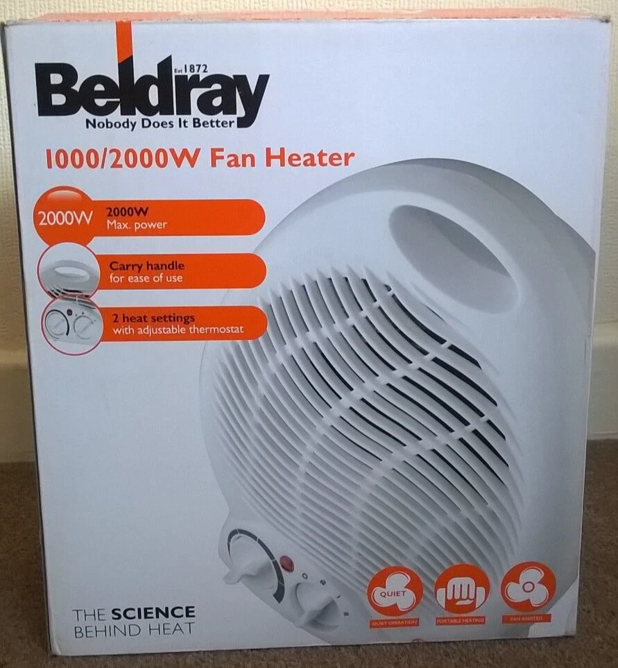 Beldray EH0567WK Fan Heater 2000 W | eBay