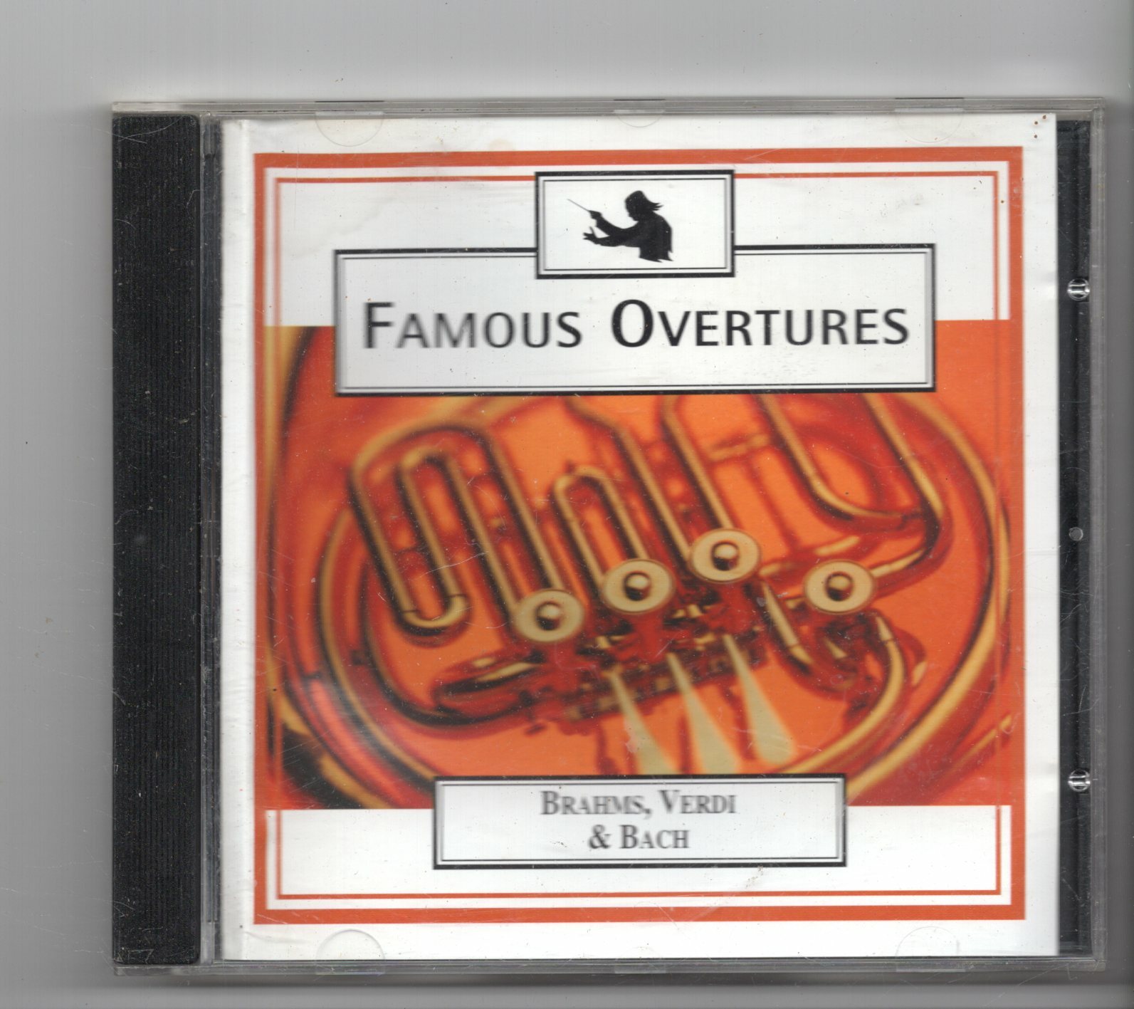(JJ914) Famous Overtures, Brahms/Verdi/Bach - 1998 CD