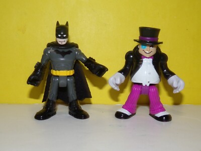 Imaginext DC Super Friends  DC Comics Penguin Figure Blue Monocle w/ Batman